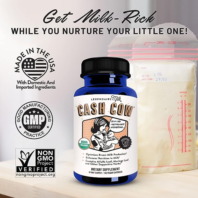 Legendairy Milk - Cash Cow, 60 Vegan Capsules