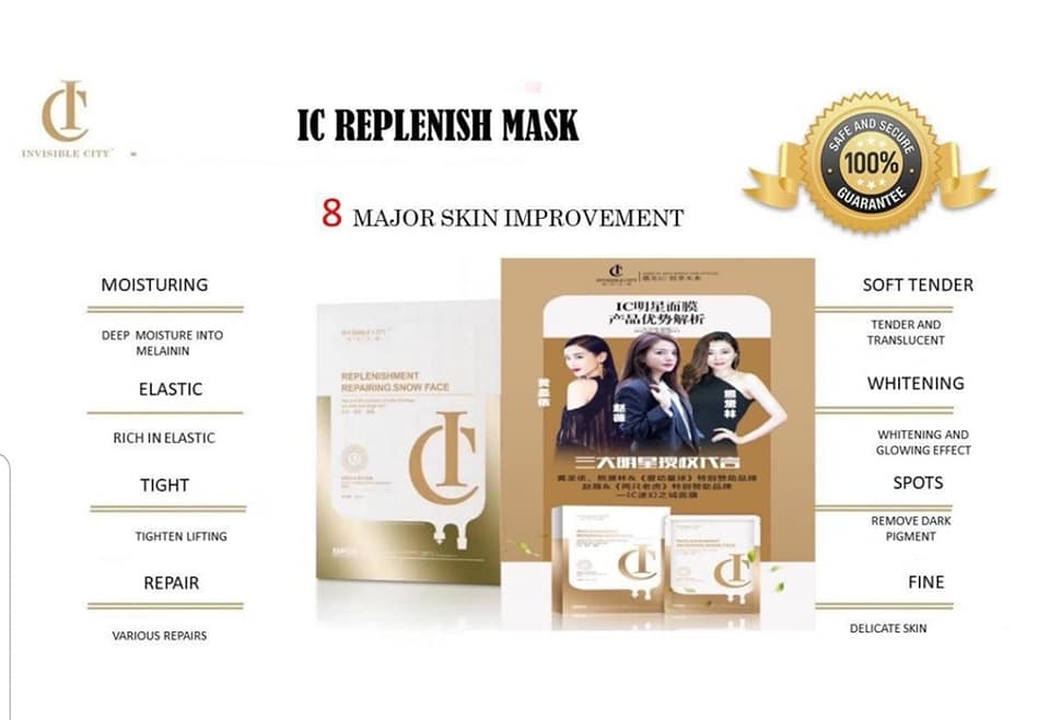 IC Mask: Replenishment, Repairing. Snow Face (White Box)